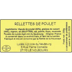 Rillettes de Poulet